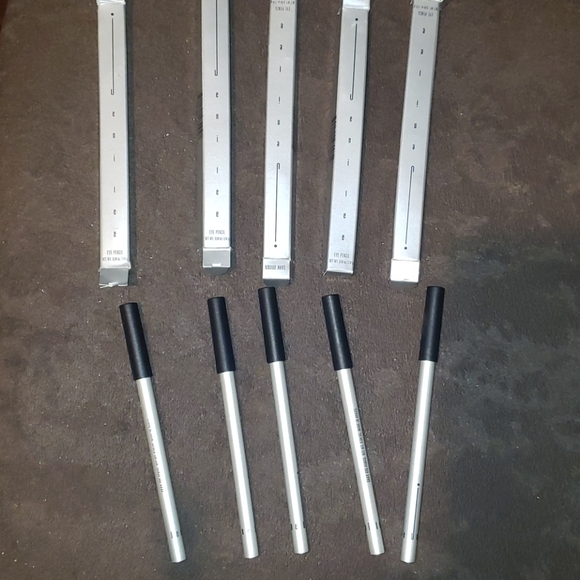 Lot of 5 pencil eye liners jeni Lee brown gray green - Picture 1 of 8